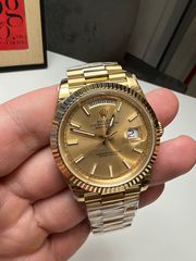 Rolex daydate 40mm full gold 18K with gold dial Superclone 2024 new edition 