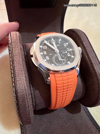 Patek philippe aquanaut travel time 5164A custom edition 2024 fully working movement details 