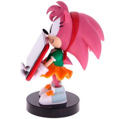 Sonic Amy Rose figure clamping bracket Cable guy 20cm-thumb-4