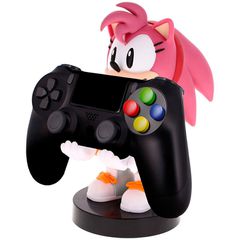 Sonic Amy Rose figure clamping bracket Cable guy 20cm-thumb-2