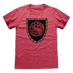 House Of The Dragon T-Shirt Targaryen Crest Size S