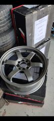 2 ΤΕΜΑΧΙΑ   JAPAN RACING JR3 7X16 4X100 k 4x108 ET25 ΣΕ ΑΡΙΣΤΗ ΚΑΤΑΣΤΑΣΗ. -thumb-1