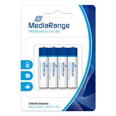 Αλκαλική Μπαταρία MediaRange Premium AAA 1.5V (LR3) (4 Pack) (MRBAT101)