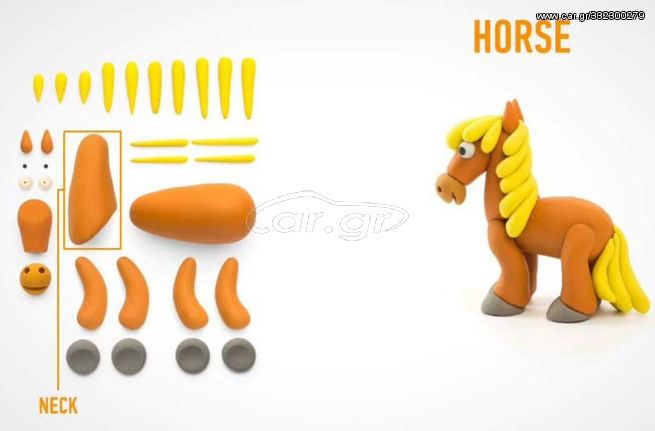 Hey Clay Claymates Diy Animals Horse - MAN002