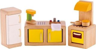 Hape Happy Family Kitchen - Επιπλα Κουζινας - E3453