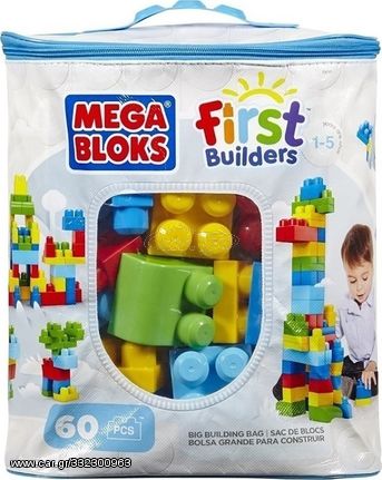 Fisher Price Mega Bloks Τουβλακια Σε Τσαντα 60pcs - DCH55