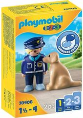 Playmobil 123 Αστυνομικος Με Εκπαιδευμενο Σκυλο - 70408