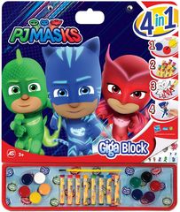 Σετ Ζωγραφικης Giga Block 4 Σε 1 Pj Masks - 62739