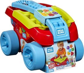 Fisher Price Mega Bloks Συρομενο Καροτσι Με Τουβλακια - FVJ47