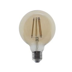 Λάμπα led σφαιρική filament E27 10W 230V θερμό φως 2700k 1160lm 360° ντιμαριζόμενη