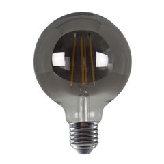 Λάμπα LED FILAMENT με ντουί E27 G95  SMOKE 8W 1800K θερμό λευκό φως 230V AC 400lm RA80
