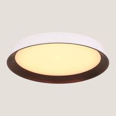 Eurolamp Πλαφονιερα LED 30W Φ450X90 3000Κ Λευκη/Μπρονζε - 144-51006