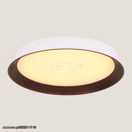 Eurolamp Πλαφονιερα LED 30W Φ450X90 3000Κ Λευκη/Μπρονζε - 144-51006