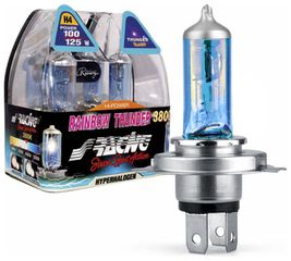 H4 12V/60-55W-100/125 3.800K RAINBOW THUNDER SIMONI RACING - 2 ΤΕΜ.