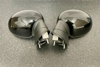 Αυθεντικoί MINI Ηλεκτρικά Αναδιπλούμενοι Καθρέφτες Πλήρεις με Μαύρα Καπάκια για One, Cooper, S, JCW R55,R56,R57,R58,R59