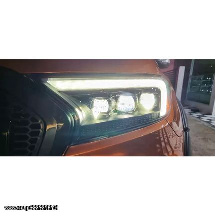 Ford Ranger (T7/T8) 2016+ Εμπρόσθια Φανάρια Led (Kronos)