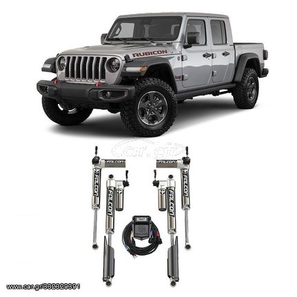 Jeep Gladiator (JT) 2019+Κιτ Ρυθμιζόμενα Αμορτισέρ 2-3″ Falcon [Teraflex]