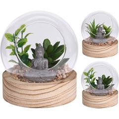 JK Home Décor - Terrarium με Φυτό 2Σχδ - jk584527