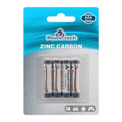 POWERTECH Zinc Carbon μπαταρίες PT-948, AAA R03 1.5V, 4τμχ