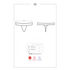 Obsessive Strappy Thong Black-thumb-6