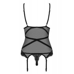 Obsessive Bondea Corset & Thong Black-thumb-5