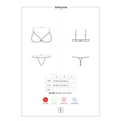 Obsessive Delicanta Bra Set Mint-thumb-2