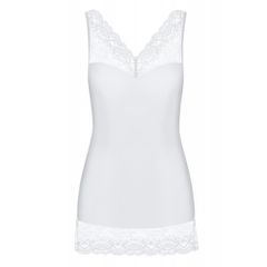 Obsessive Miamor Chemise With Thong White-thumb-5