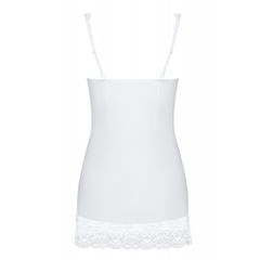Obsessive Miamor Chemise With Thong White-thumb-4