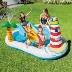 Intex Πισίνα Φουσκωτή Fishing Fun Play Center 218 x 188 x 99 εκ.