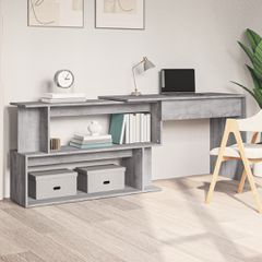 Γραφείο Γωνιακό Γκρι Sonoma 200x50x76 εκ. Επεξεργασμένο Ξύλο 815424