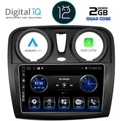 Εργοστασιακή οθόνη OEM Dacia DOKKER 2012-2021 με οθόνη αφής 9″ & Android 12 !! GPS-Bluetooth-USB-SD ΓΡΑΠΤΗ εγγύηση 2 ετών!!