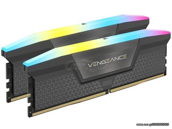 Corsair Vengeance RGB 64GB DDR5 RAM με 2 Modules (2x32GB) και Ταχύτητα 6000 για Desktop (CMH64GX5M2B6000Z40) - Πληρωμή και σε έως 9 δόσεις