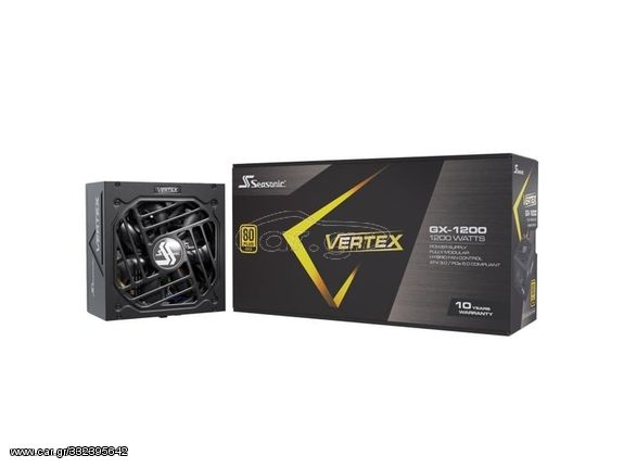 Seasonic Vertex GX 1200W Τροφοδοτικό Υπολογιστή Full Modular 80 Plus Gold (VERTEX GX-1200) - Πληρωμή και σε έως 9 δόσεις