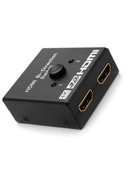 POWERTECH HDMI BI-DIRECTION SWITCH 2 ΣΕ 1, 4K X 2K Κ 3D, ΜΑΥΡΟ (CAB-H112)