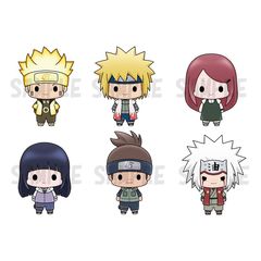 Naruto Shippuden Chokorin Mascot Series Collectible Figure 6er-Pack Vol. 3 5 cm