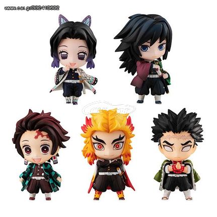 Demon Slayer: Kimetsu no Yaiba Collectible Figure 5er-Pack Tanjiro & The Hashira Mascot Set A 5 cm