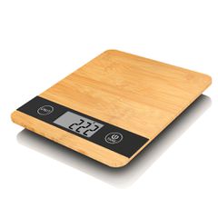 Telemax KB-651 Ψηφιακή Ζυγαριά Κουζίνας 1gr/5kg Wood