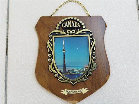 Κάδρο Καναδέζικο εποχής ξύλινο 20Χ17