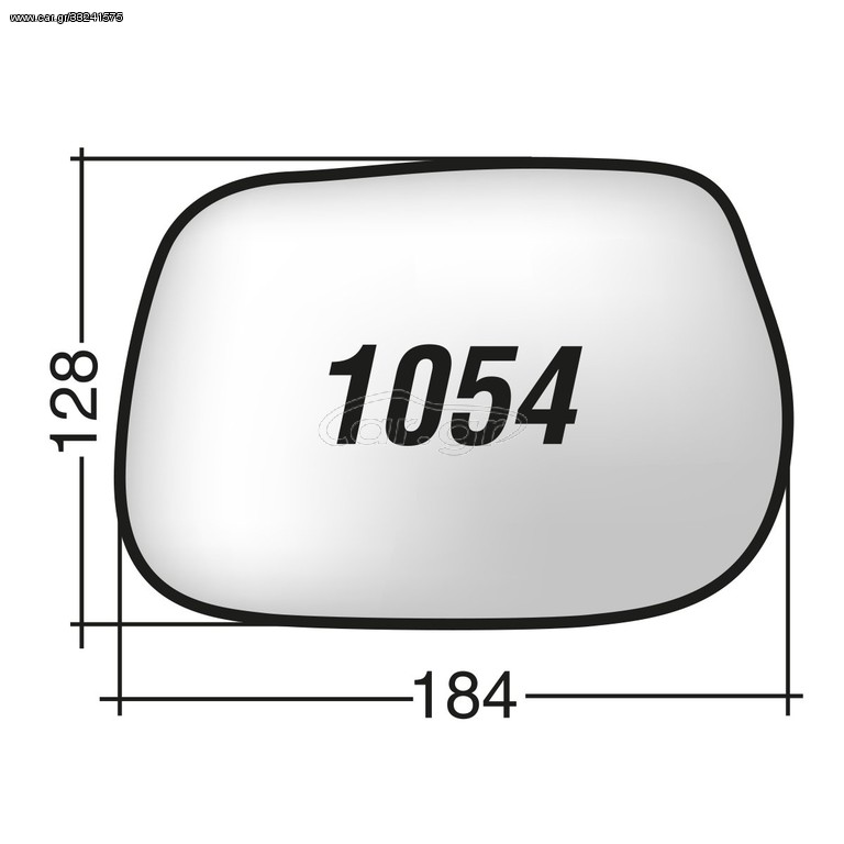 Κρύσταλλο καθρέπτη αριστερό TOYOTA AVENSIS 2003 TOYOTA AVENSIS VERSO 2003 - 2011 TOYOTA COROLLA VERSO 2004 TOYOTA RAV4 2000