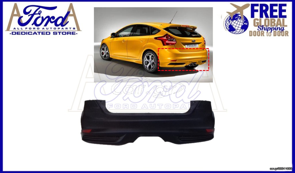 FORD FOCUS ST 2011-2014 KIT ΠΡΟΦΥΛΑΚΤΗΡΑ ΠΙΣΩ