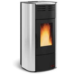 Σόμπα Pellet Καλοριφέρ La Nordica Raffaella Idro H18 21.7kW- Ανοιχτό Γκρι - Γκρι