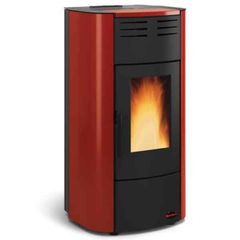Σόμπα Pellet Καλοριφέρ La Nordica Raffaella Idro H15 18.1kW - Μπορντό - Μπορντό