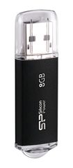 SILICON POWER USB Flash Drive Ultima II-I, 8GB, USB 2.0, μαύρο - SP008GBUF2M01V1K