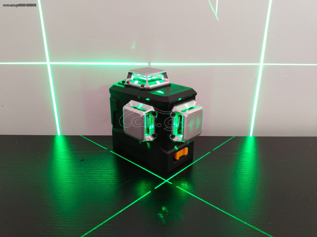 Car.gr - Προσφορά! DEKO DKLL12PB2 Γραμμικό Αλφάδι Laser Πράσινης Δέσμης