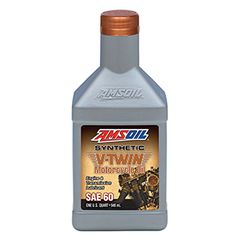 AMSOIL SAE 60 SYNTHETIC V-TWIN MOTORCYCLE OIL