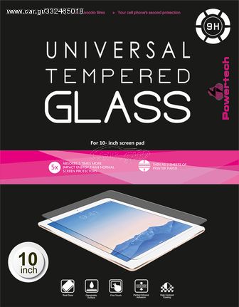 POWERTECH Tempered Glass 9H(0.33MM) - Universal 11.5" Screen Pad - PT-392