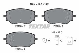 Σετ τακάκια, δισκόφρενα  2618801 D106000Q1J 410608885R