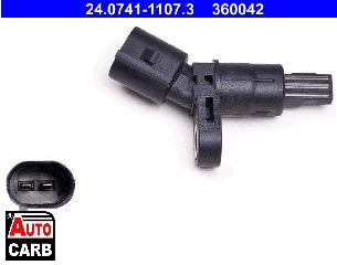 Αισθητηρας Στροφες Τροχου ATE 24074111073 για SKODA OCTAVIA 1996-2010, VW BORA 1998-2014, VW CADDY 1996-2000