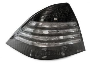 Πίσω φανάρια led για Mercedes W 220 S-Class (1998-2005) - μαύρα - σετ 2τμχ.