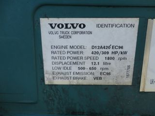 ΜΗΧΑΝΗ VOLVO D12A 420  ΜΟΝΤΕΛΟ 1998-thumb-3